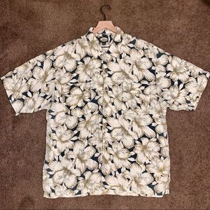 Tommy Bahama Hibiscus Floral Print Camp Shirt